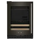 Centro de Bebidas 24" Izquierdo Kitchenaid Doble Zona Black Ore
