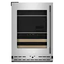 Centro de Bebidas 24" Izquierdo Kitchenaid Doble Zona Acero Inoxidable con PrintShield