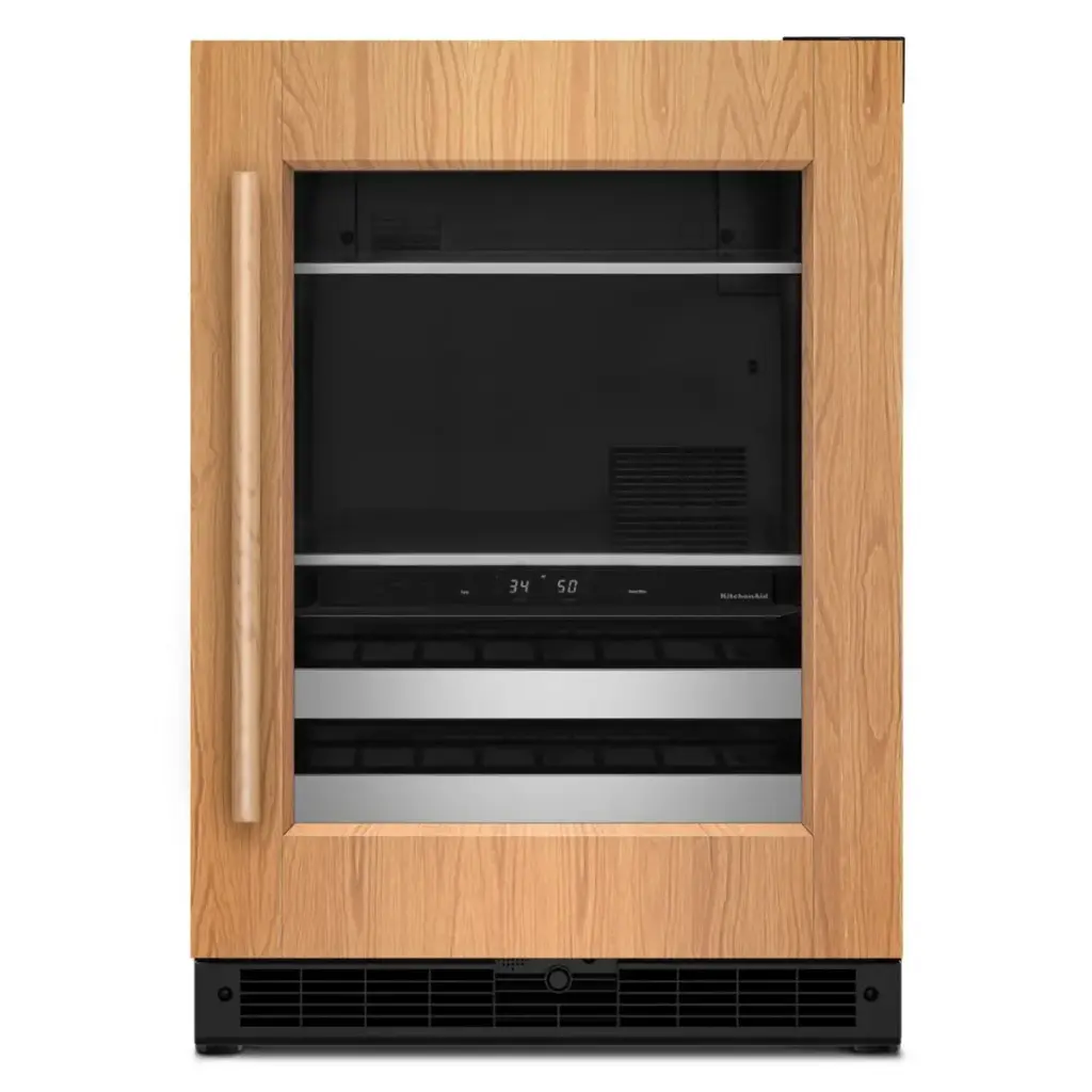 Centro de Bebidas 24" Derecho Kitchenaid Doble Zona Panelable