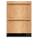 Cajones Combo Congelador/Refrigerador 24" Kitchenaid Panelable