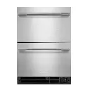 Cajones Combo Congelador/Refrigerador 24" Kitchenaid Acero Inoxidable