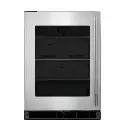 Friogobar Izquierdo 24" Kitchenaid Gabinete Negro/Acero Inoxidable