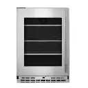 Friogobar Derecho 24" Kitchenaid Acero Inoxidable con PrintShield