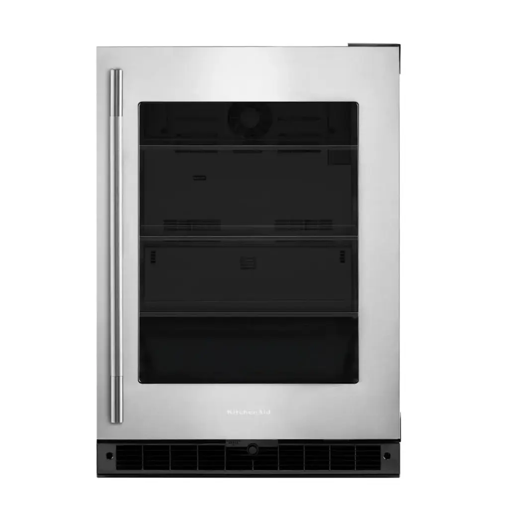 Frigobar Derecho 24" Kitchenaid Gabinete Negro/Acero Inoxidable