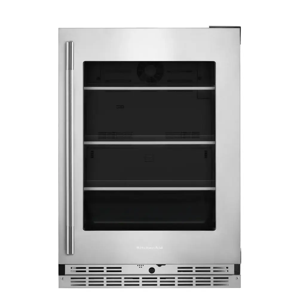 Friogobar Derecho 24" Kitchenaid Acero Inoxidable con PrintShield