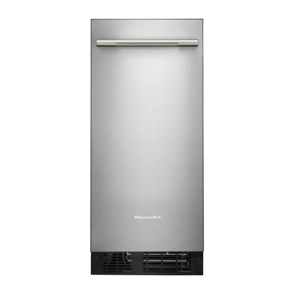 Fabrica de Hielo 15" Kitchenaid Bajo Cubierta Acero Inoxidable con PrintShield