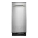 Fabrica de Hielo 15" Kitchenaid Bajo Cubierta Acero Inoxidable con PrintShield