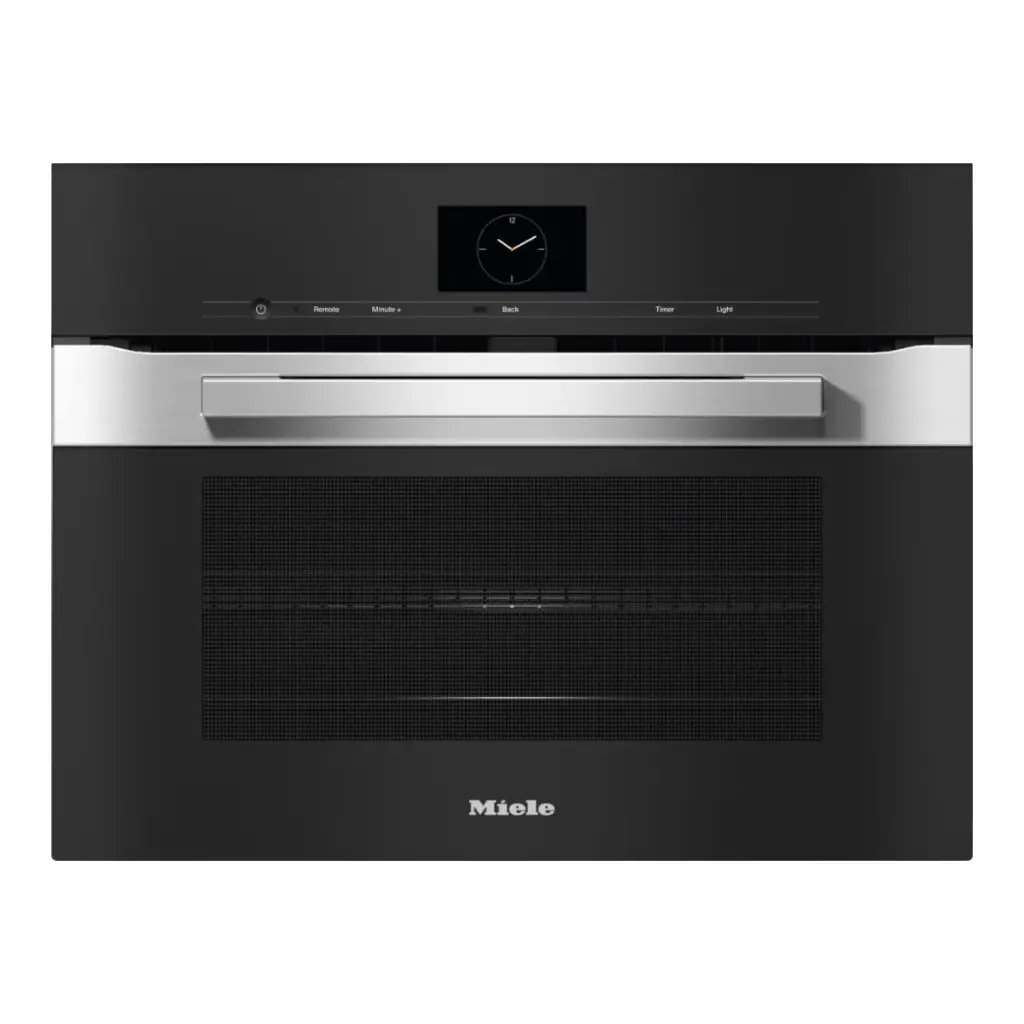 Horno 24" Miele con Convección CleanTouch Steel