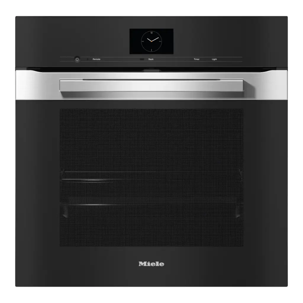 Horno 24" Miele con Convección CleanTouch Steel