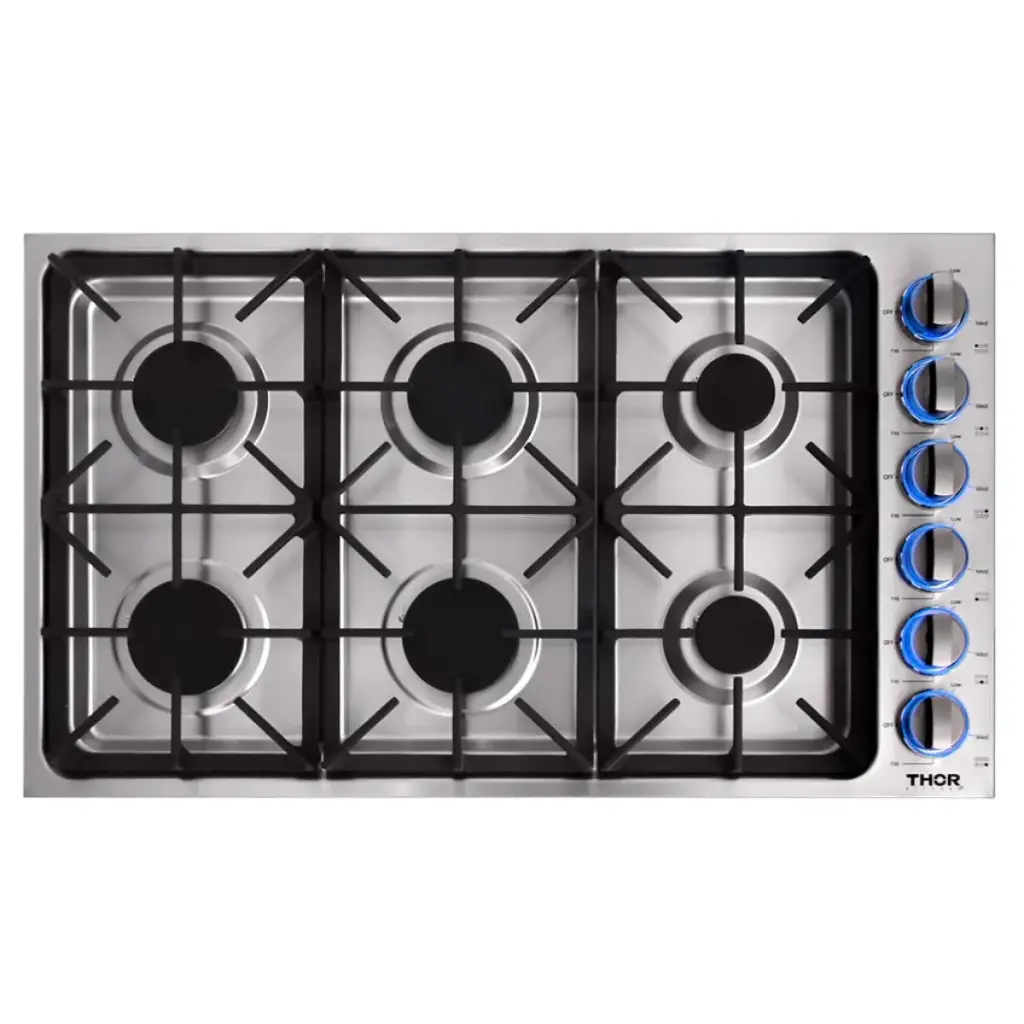 Parrilla de Gas 6Q Thor 36" Acero Inox