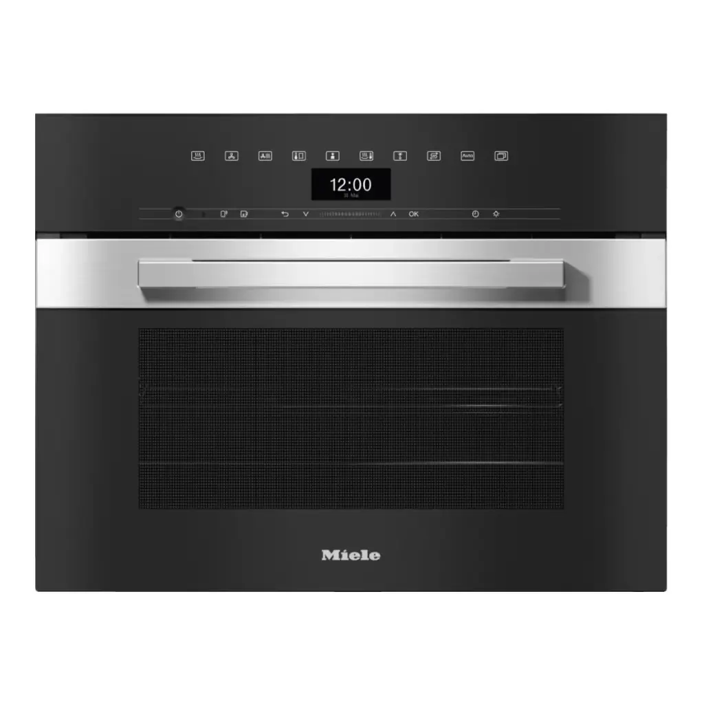 Horno 24" Miele con Vapor y Convección CleanTouch Steel