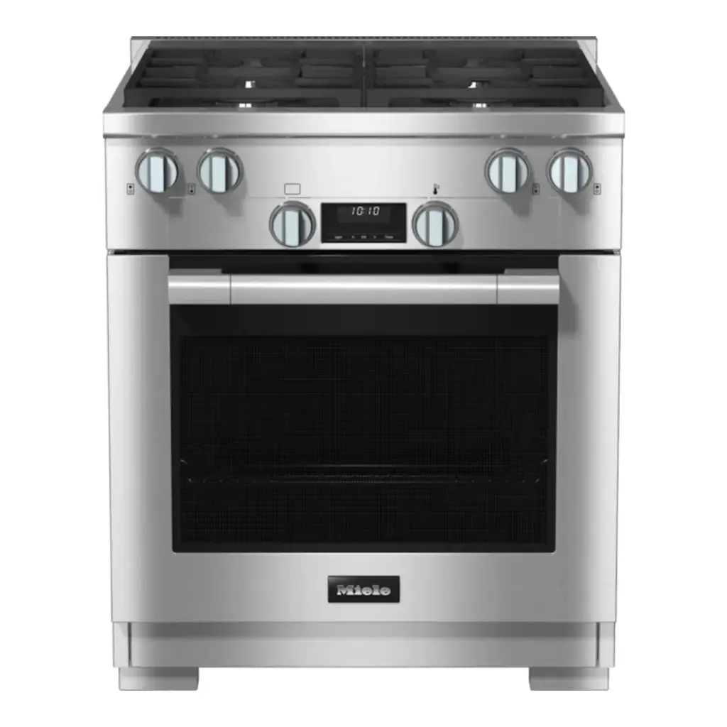 Estufa 30" Miele con 4 Quemadores de Gas Acero inoxidable
