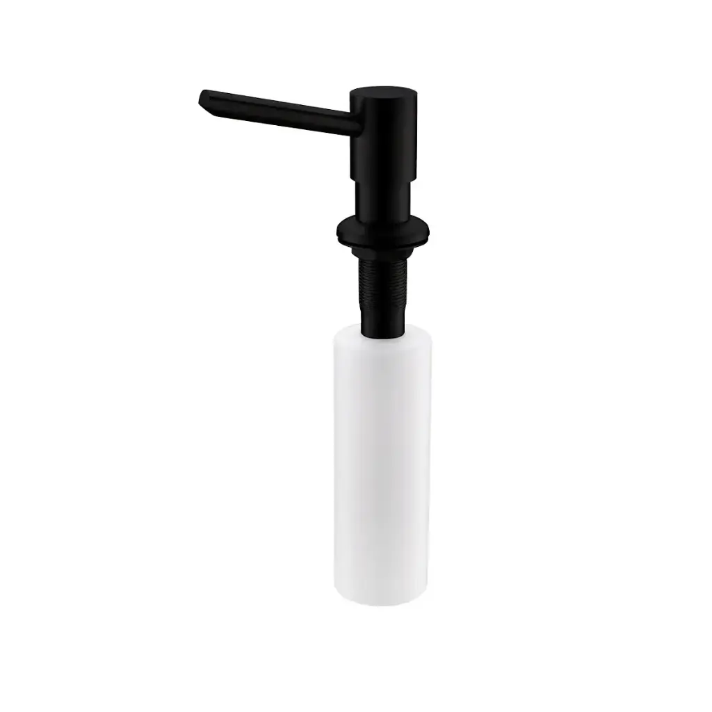 Dispensador de jabón KELE 240 ml Acero Inoxidable acabado negro mate