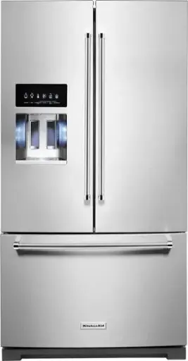 [KRFF577KPS] Refrigerador French Door 27 Acero Inoxidable con dispensador