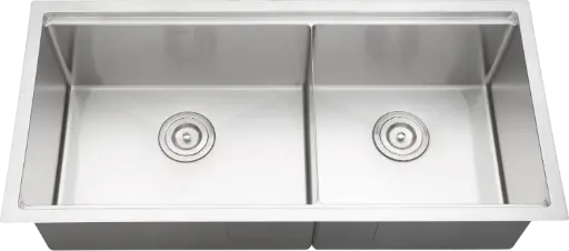 [SK9445DBSS] Tarja Sinka Doble Tina Asimétrica 94 X 45 Cal 16 R 10 Acero Inoxidable