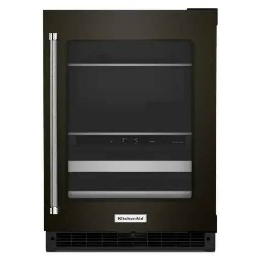 [KUBR314KBS] Centro de Bebidas KitchenAid 24" derecho Acero Negro