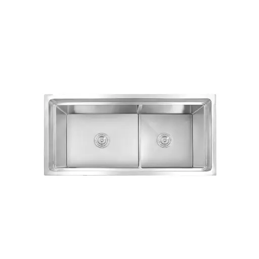[KHD3717A] Tarja Interdemex 94 Cm dos Tinas con Accesorios Cal 16