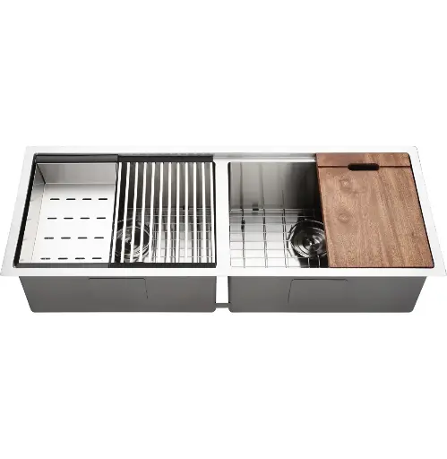 [SK11345DBSS] Tarja Sinka Doble Tina Simétrica 113 X 45 Cal 16 R10 Acero Inox