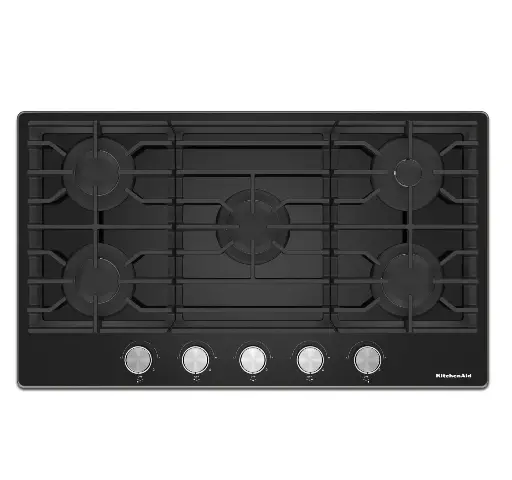 [KCGG536PBL] Parrilla de Gas KitchenAid 36" Vidrio Negro