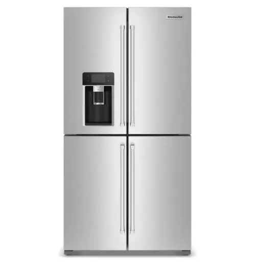 [KRQC736RPS] Refrigerador  36" 4 puertas KitchenAid Acero Inox.