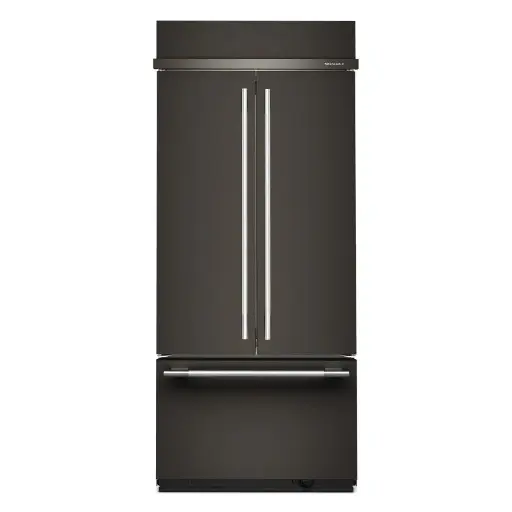 [KBFN536SBE] Refrigerador Empotrable 36" Kitchenaid French Door Black Ore