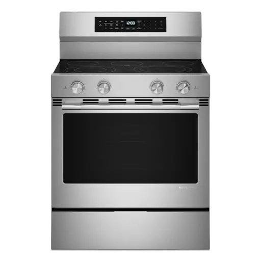 [KFES530SPS] Estufa 30" Kitchenaid Eléctrica Acero Inoxidable con PrintShield