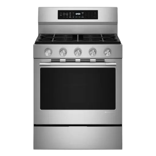 [KFGS530SPS] Estufa 30" Kitchenaid Gas Acero Inoxidable con PrintShield