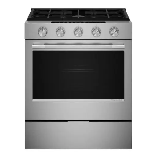 [KSGS530SPS] Estufa de Gas 30" Kitchenaid Gas Acero Inoxidable con PrintShield