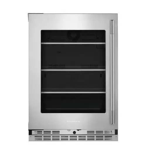 [KURL524SPS] Friogobar Derecho 24" Kitchenaid Acero Inoxidable con PrintShield