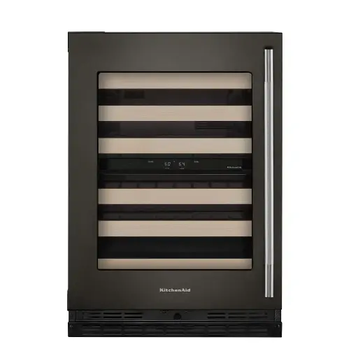 [KUWL524SBE] Cava de Vinos Izquierda 24" Kitchenaid Black Ore